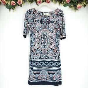 Eliza J Paisley and Floral Shift Dress Size 4